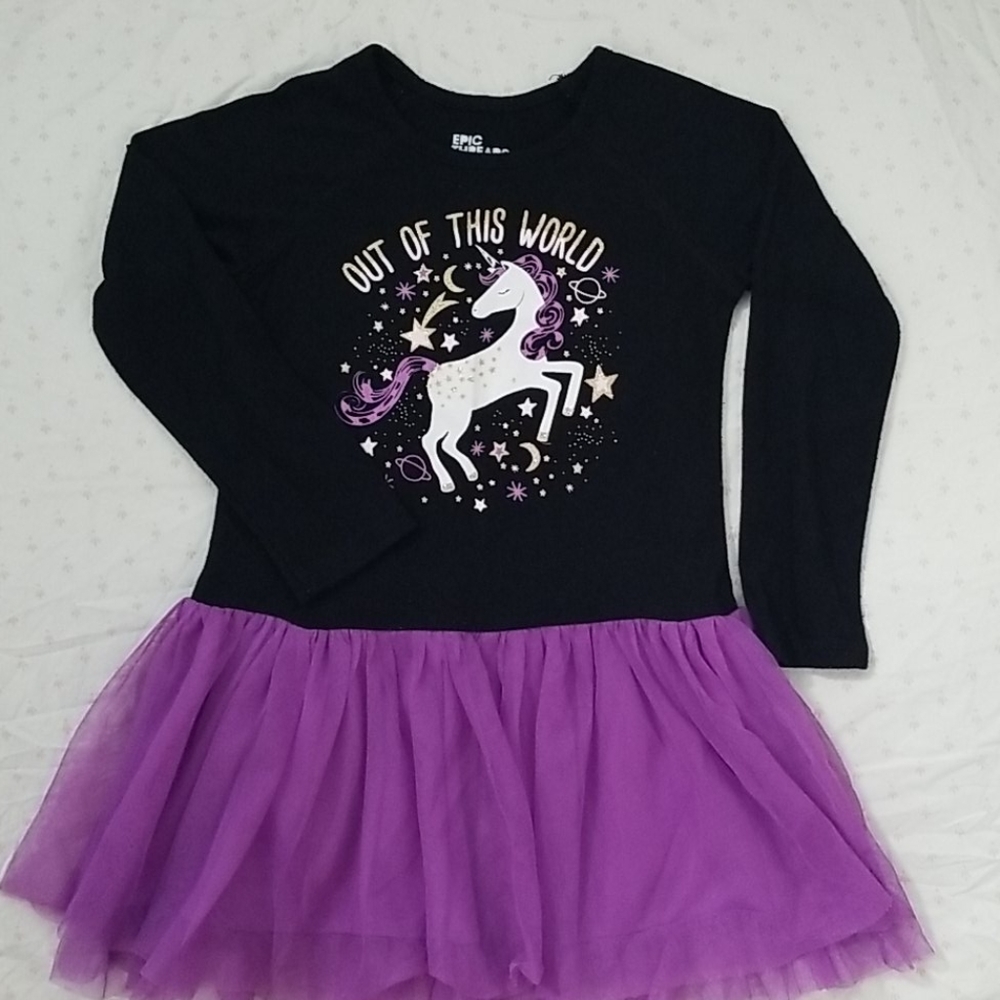 Epic Threads Purple Unicorn dress size 5